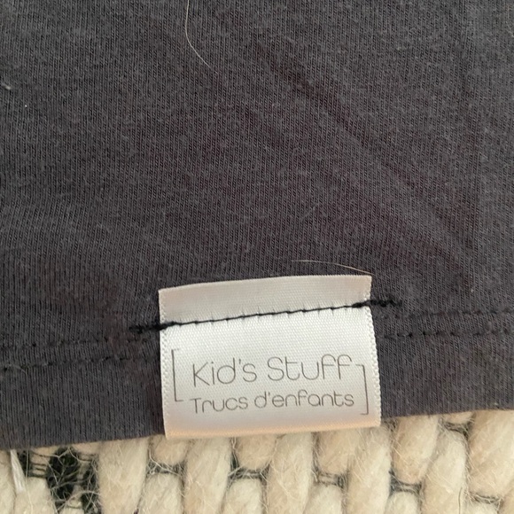Kid’s Stuff / Trucs d’enfants Grow With Me Shirt Dark Grey 6-18m Like New - Picture 4 of 5